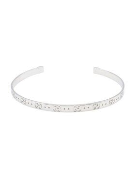 Gucci Bracelet Icon 18 cm 18k White Gold